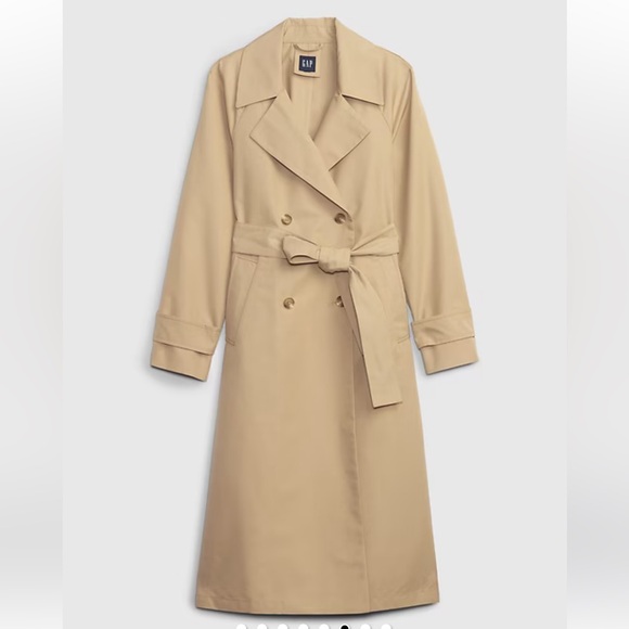 GAP Icon Trench Coat Classic Khaki Tan - Picture 16 of 16